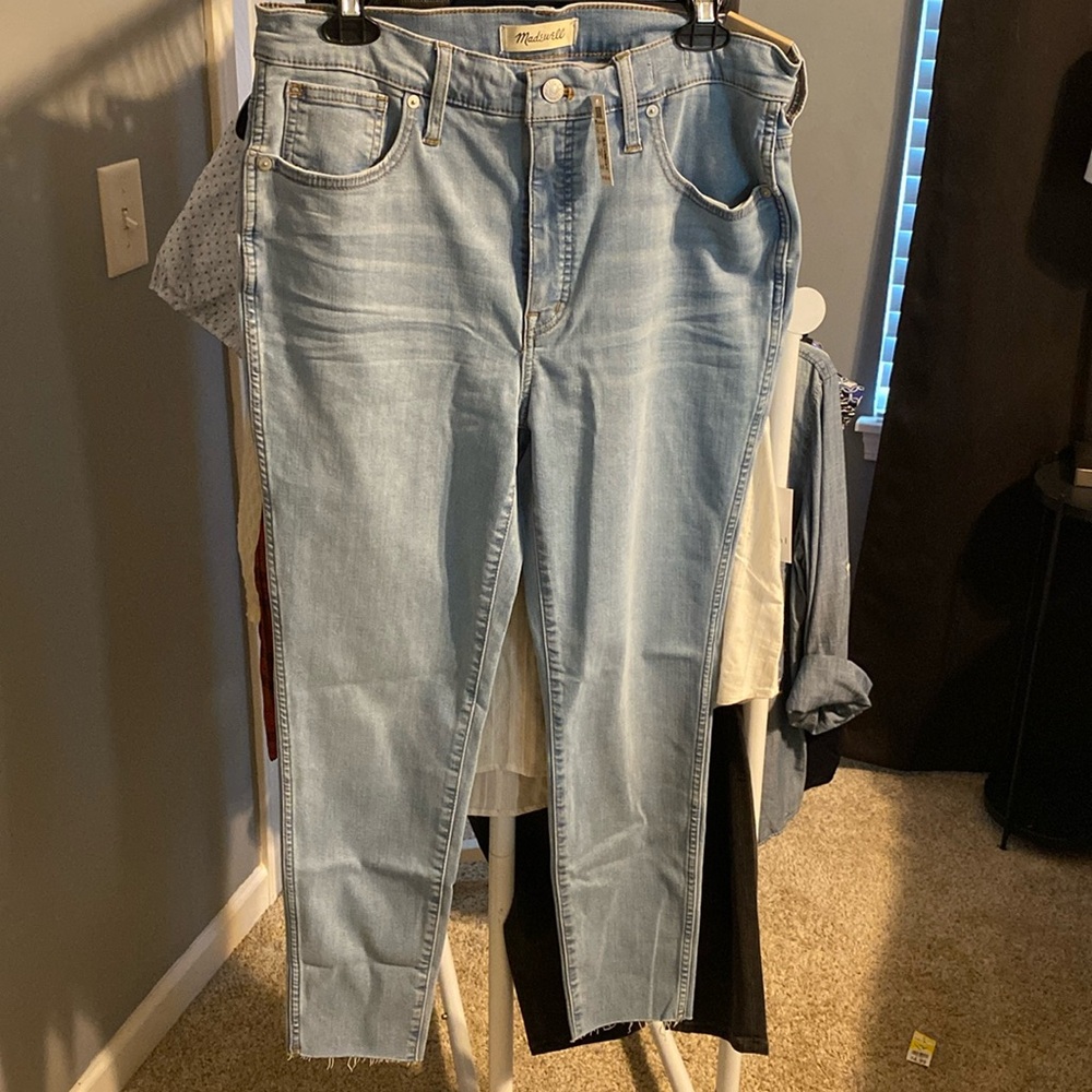 NWT Madewell jeans. Size 31. 10” High- Rise Skinny Crop